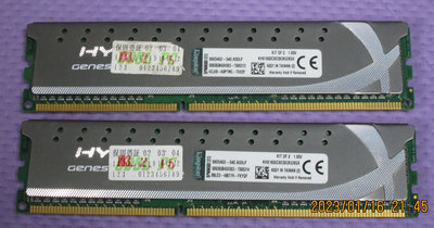 【寬版單面含散熱片】金士頓 KingSton DDR3-1600 KHX1600C9D3X2K2 /8GX 桌上型記憶體