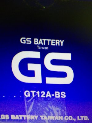 【黑皮油品】GS GT12A-BS = YT12A-BS 機車 電池~~ 九號 電池加強版