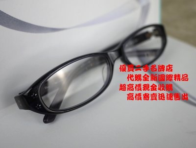 ╭☆優買二手精品名牌店☆╯Christian Dior CD 基本款 膠框 LOGO壓印 眼鏡 太陽眼鏡II