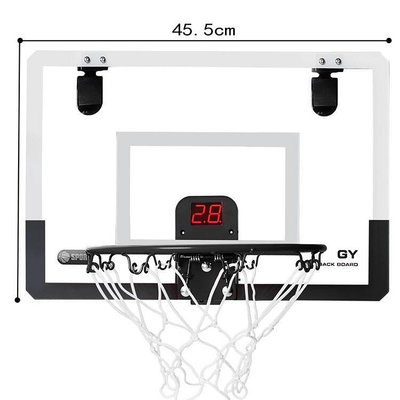 記分籃球板電子計分投籃架遊戲機對戰室內運動球類兒童玩具B3