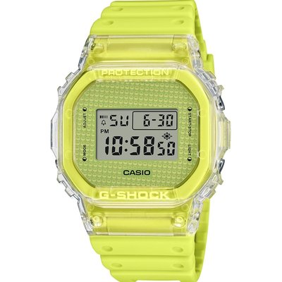 CASIO 卡西歐 G-SHOCK 扭蛋系列 日式潮流電子錶 DW-5600GL-9 /芥茉黃