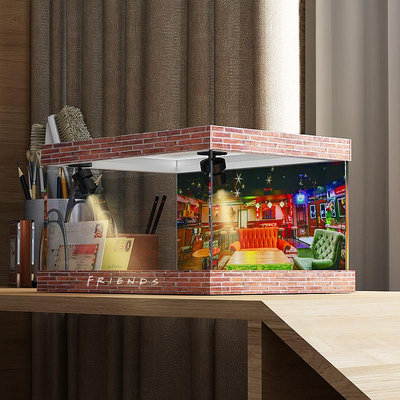 川帝亞克力展示盒適用樂高21319美劇老友記咖啡館積木玩具防塵罩熱心小賣家