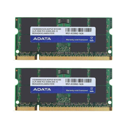 熱賣 4gb 2x 2GB PC2-5300S DDR2-667MHz 200Pin SO-DIMM 筆記本筆記本電腦新品 促銷