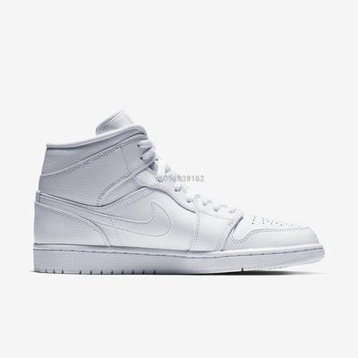 Triple white jordan 1 on sale high