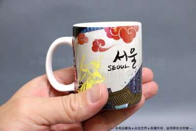 ⦿ 首爾 Seoul 光化門 》星巴克STARBUCKS 城市馬克杯 咖啡杯 舊款 韓國 89ml