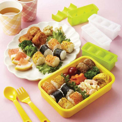 日本製 三角飯糰模型｜飯糰模型 壽司模型 便當餐盒 不沾黏 三角飯糰 DIY飯糰 露營 便當