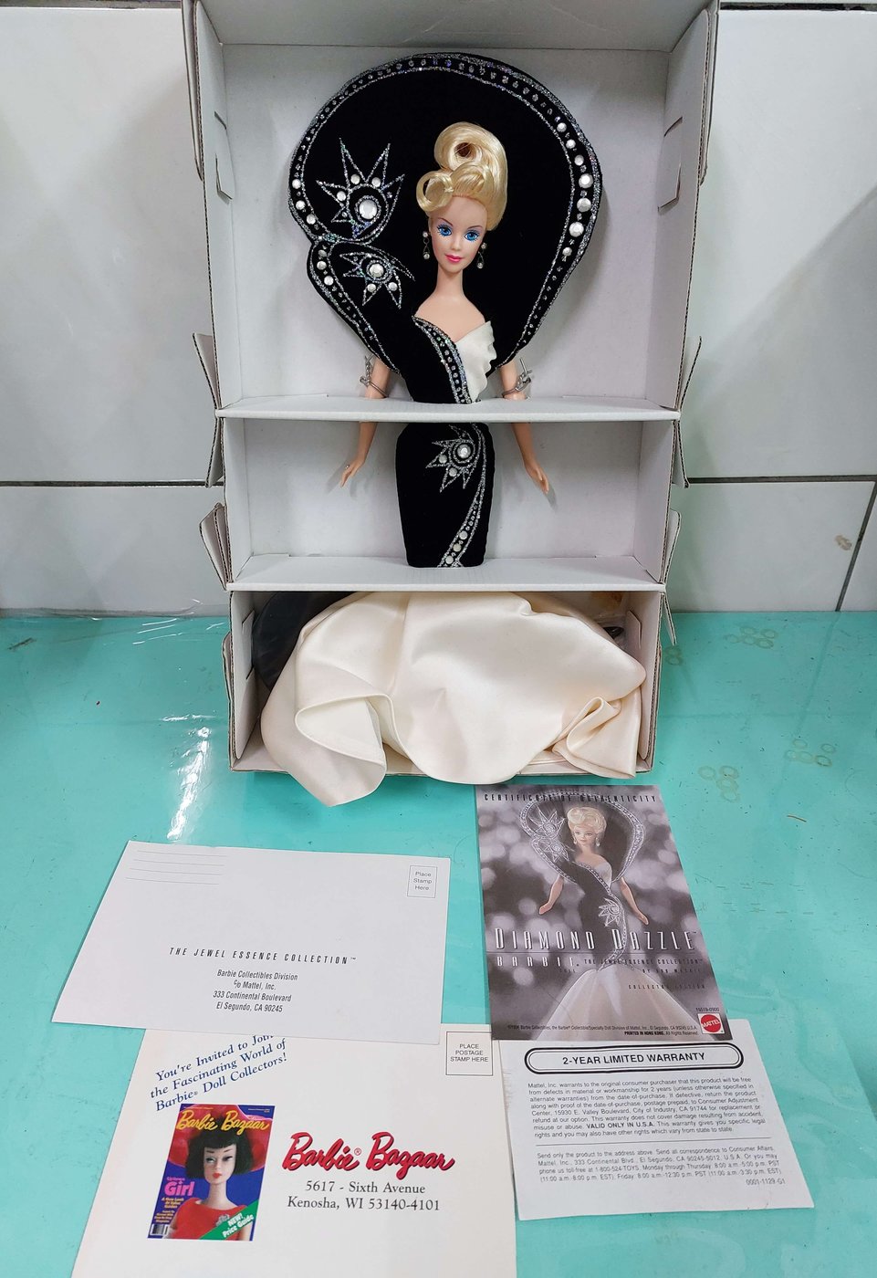 1996年Mattel 美泰兒芭比Barbie Diamond Dazzle 芭比娃娃| Yahoo奇摩拍賣