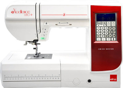 elna eXcellence 680+ 電腦縫紉機 電腦型 桌上型 家用 縫紉機 - 建燁針車行 縫紉 拼布 裁縫 -