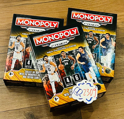 (817) 全新現貨 2022-23 一盒 NBA Monopoly Prizm Booster Box 大富翁卡盲盒