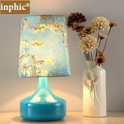 INPHIC-北歐簡約創意臥室客廳書房床頭櫃裝飾溫馨婚慶玻璃臺燈