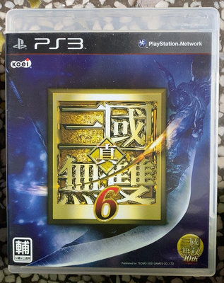PS3 游戲 真三國無雙6 港版中文 盤面微痕 箱說齊全5987