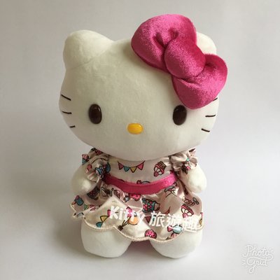 [Kitty 旅遊趣] Hello Kitty 絨毛玩偶 凱蒂貓 下午茶 絨毛娃娃 禮物