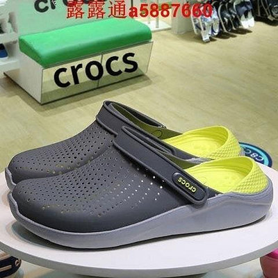 【現貨】??8折下殺·??價卡駱馳Crocs洞洞鞋 止滑海灘鞋 男女涼拖鞋 LiteRide鞋 透氣防臭戶外運動徒步鞋