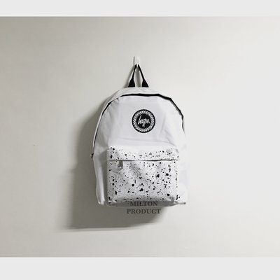 HYPE Backpack with Speckle 黑 潑漆 後背包 白 基本款 日本 英倫 anello