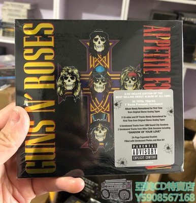 亞美CD特賣店 在途 2CD 槍花 Guns N' Roses Appetite For Destruction 豪華版
