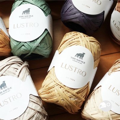 【大嘴鳥】The Savile Lustro 薩維爾 超輕盈紙線 素色 編織線材 台灣製造