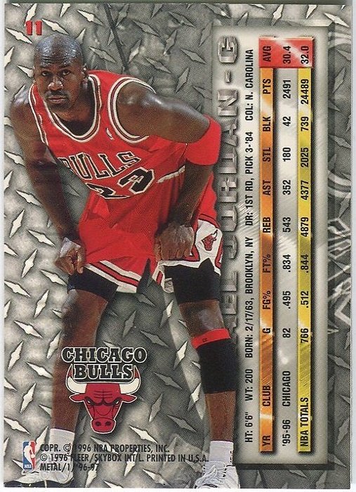 最旬ダウン 96-97 upper deck Michael Jordan カード5枚セット revecap.com