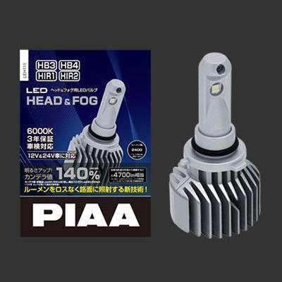 【翔浜車業】PIAA LEH111 LED 6000K HB3/HB4/HIR1/HIR2 大燈燈泡/霧燈燈泡