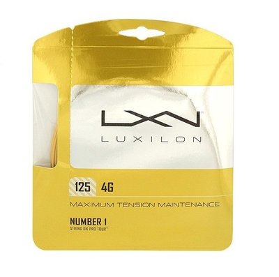 【曼森體育】全新 LUXILON 4G 網球線 1.25mm 16L 單包裝 錦織圭使用款