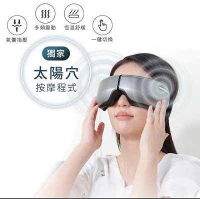 全新現貨 tokuyo Eye舒服Plus+眼部氣壓按摩器 TS-185G(太陽穴升級版)
