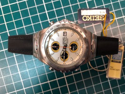 出清特惠 - 日本 SEIKO 精工錶 7T32-6H60 正品石英男計時碼錶
