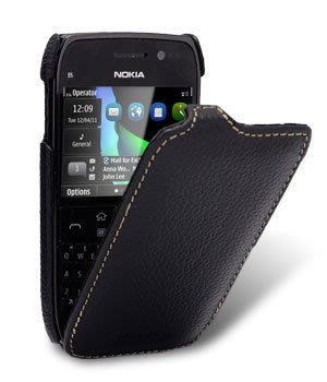 【Melkco】出清現貨 下翻黑色Nokia 諾基亞 E6-00 2.46吋真皮 皮套保護殼保護套手機殼手機套