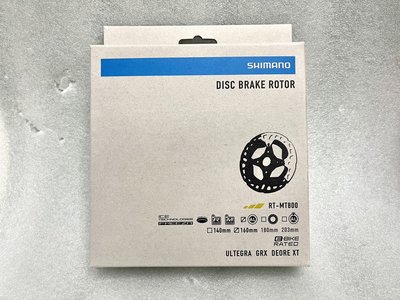 [ㄚ順雜貨鋪]SHIMANO DEORE XT  RT-MT800 140mm/160mm 公路車碟盤 碟片
