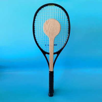 現貨熱銷-全碳素網球拍甜點訓練器網紅網球木勺拍 網球甜點拍 甜點網球拍網球拍