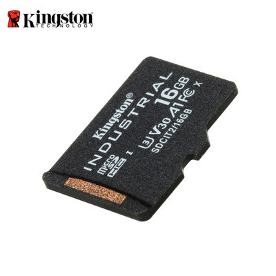 金士頓 INDUSTRIAL microSD U3 V30 工業用 高耐用 16G 記憶卡 (KTSDCIT2-16G)