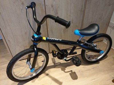 【KUNDO】【SmartTrail V】16吋-藍色 二合一兩用車(滑步車/自行車)