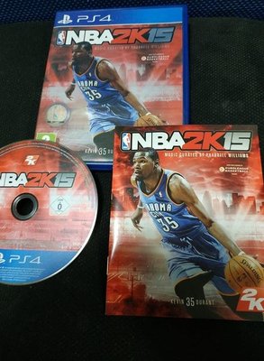 PS4 遊戲片NBA 2k15 英文版 二手良品