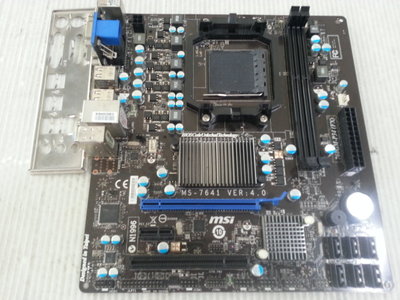 【 創憶電腦 】微星 760GM-P34 ( FX ) DDR3 AM3 腳位 主機板 附檔板 直購價 500元