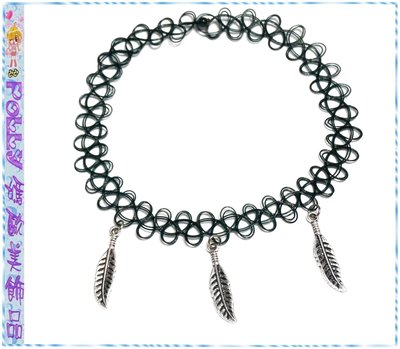 Claire's Tattoo Choker Necklace | Black