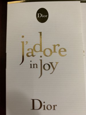 Dior迪奧J'adore in joy愉悅淡香水F186059000-1ml 有效期限201912-202002