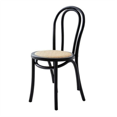 藤椅索耐特thonet美式法式複古實木中古傢用餐廳靠背椅子藤編餐椅 實木椅 藤椅 餐椅
