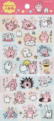 日本正版 LINE人氣貼圖 kanahei小動物 半透貼紙 22-44漫畫
