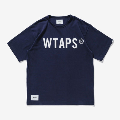 全新真品 WTAPS 21SS BANNER / SS / COTTON tee 短袖T恤 t-shirt 藍色 L號 03號  WTVUA 現貨在台