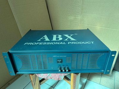 美國品牌 ABX 3C 2.1後級擴大機 可推被動式重低音喇叭 家用或外場皆可 內建風扇 台灣製造~