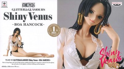 日本正版 景品 海賊王 航海王 G&amp;G Shiny Venus 漢考克 女帝 公仔 日本代購