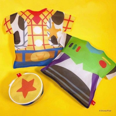˙ＴＯＭＡＴＯ生活雜鋪˙日本進口雜貨人氣日本迪士尼玩具總動員胡迪 巴斯光年造型洗衣袋 旅用收納袋 隔層袋(預購)