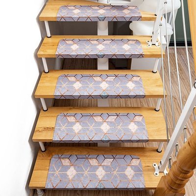 促銷打折 實木樓梯踏步墊免膠自粘家用可擦洗腳墊防滑墊地毯pvc地*