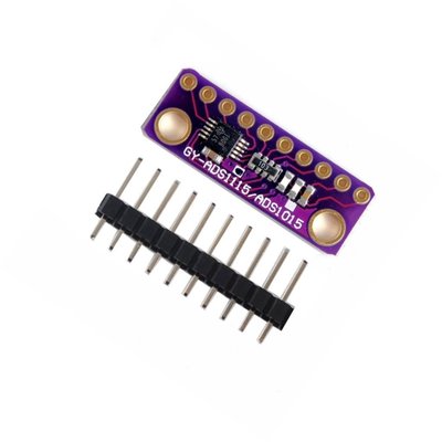 (A089) 紫色 4通道 ADS1115 小型 16位 高精密 模數轉換器 ADC 開發板模組