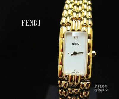 【摩利精品】FENDI 包金石英手鍊錶*真品* 低價特賣