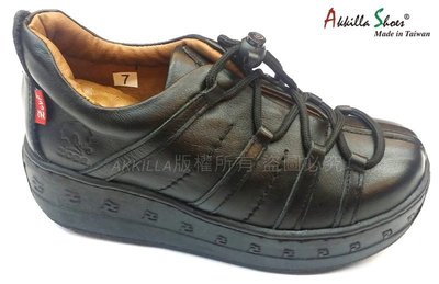 台灣製造 ZOBR路豹 厚底真皮女休閒鞋 氣墊鞋 NO:1B61A 免運費 特價1490