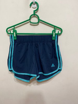 「 二手衣 」 Adidas 女版運動短褲 M號（深藍）63