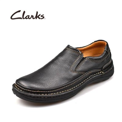 Clarks其樂男鞋2021春夏新款英倫舒適氣墊王休閑皮鞋Nature Three