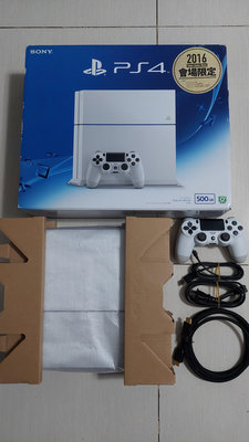 中古 PS4主機 500G CUH-1207A 版本11.5 白色 直購價2680