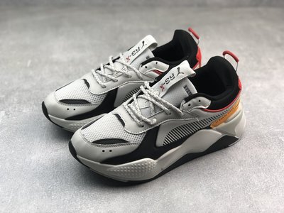 PUMA/彪马 RS-X Reinvention 復古 黑白橘 老爹鞋 慢跑休閒鞋 369332-02
