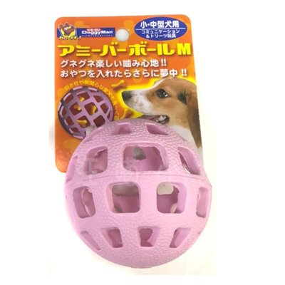 ☆汪喵小舖2店☆ 日本 Doggyman 犬用網狀球型乳膠玩具M