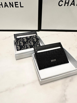熱款直購#DIOR迪奧兩用卡包錢包 卡片夾 短款多功能錢夾 超薄卡包 9*5cm